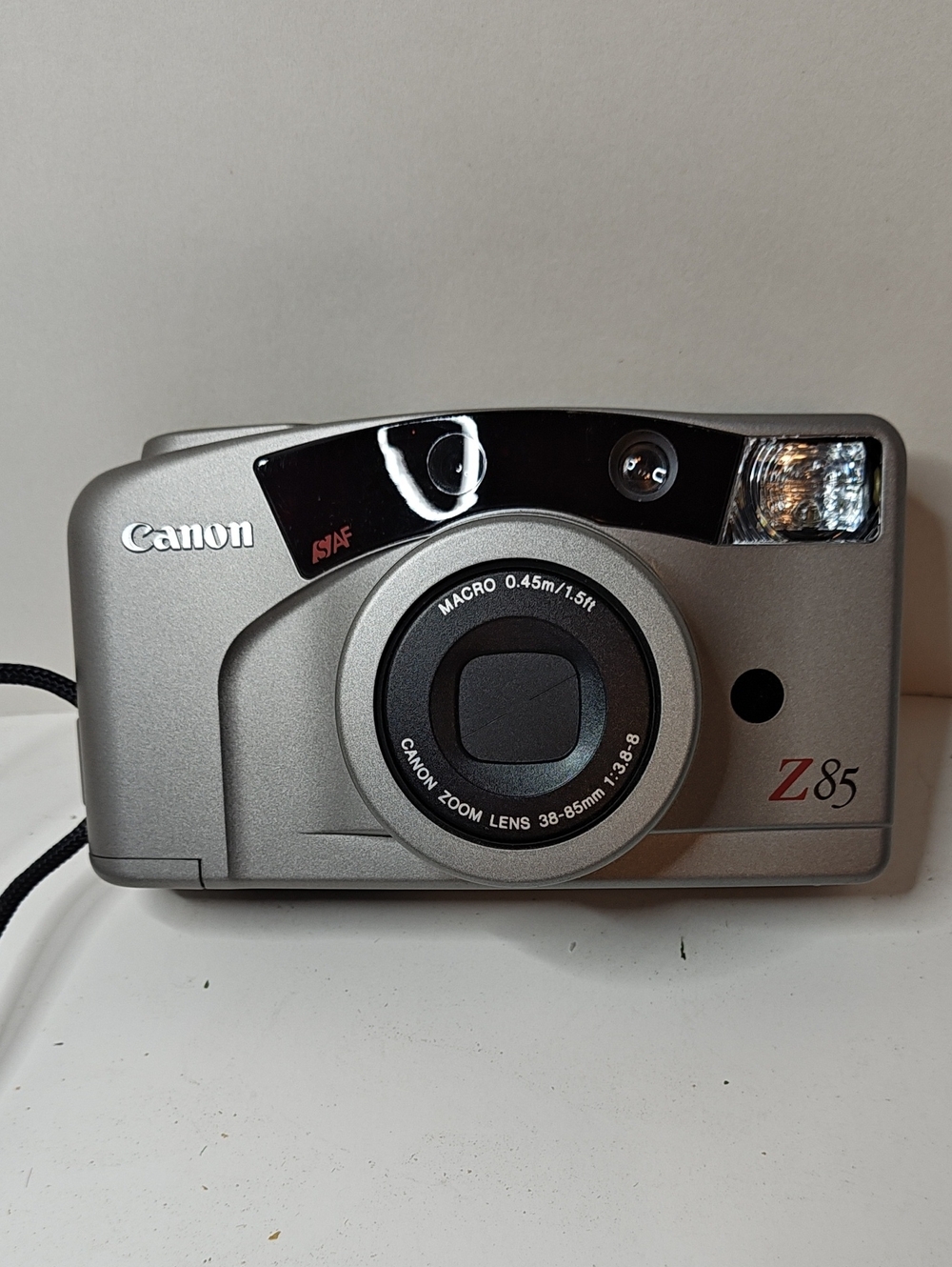 Canon Z85 Silver and Black Compact Film Camera